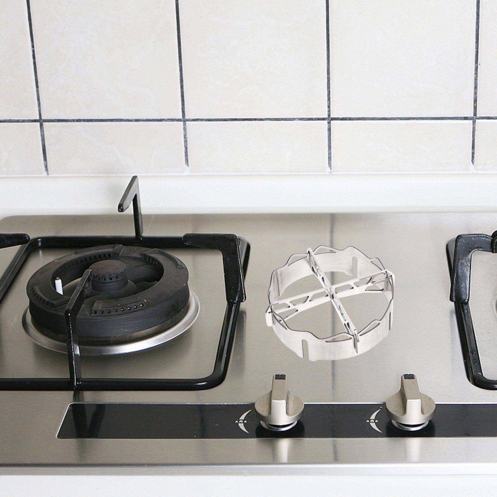 Home Cooking Gas - 스토브용 방풍 스테인리스 스틸 주방 덮개,